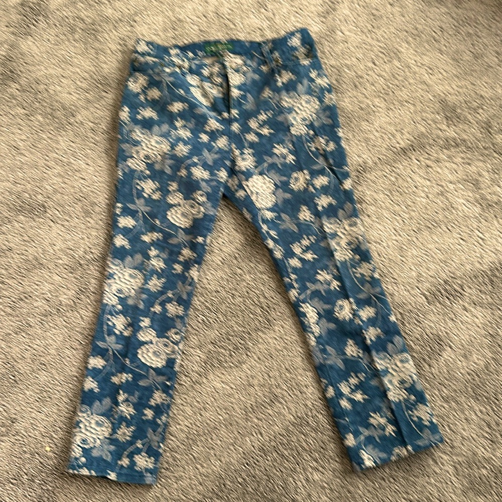 Ralph Lauren Flowered Petite Jeans